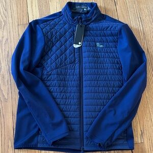 New ~ Navy Blue Yukon Hybrid Jacket w/ Liberty National Golf Club Logo
